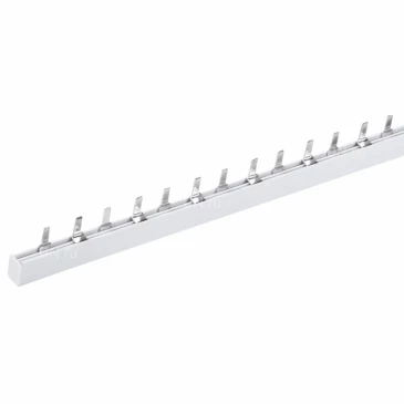 Шина соединительная IEK типа PIN 2P 63А луженая, длина - 1000мм, количество полюсов - 2, материал - пластик, YNS21-2-063-N