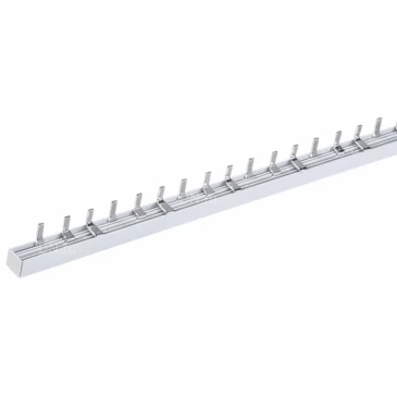 Шина соединительная IEK типа PIN 3P 63А луженая, длина - 1000мм, количество полюсов - 3, материал - пластик, YNS21-3-063-N