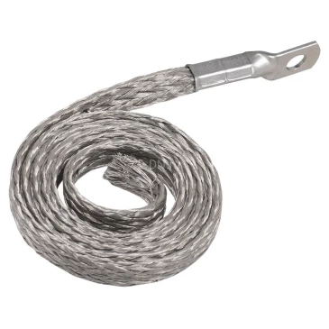 Шина заземления IEK ПМЛ сечение проводника - 25мм2, длина -  0.8м, с наконечником UZMA-PML25-800JG