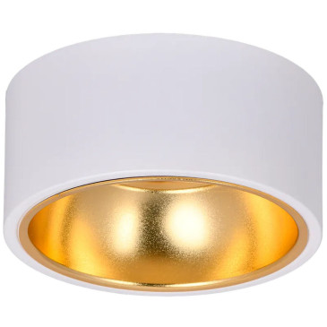 Светильник светодиодный IEK 4017 15 Вт потолочный, накладной, IP20, под LED лампу с цоколем GX53, цвет – белый-золото
