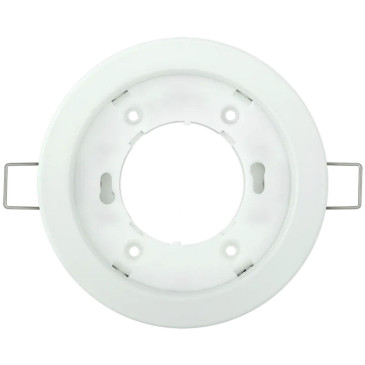 Светильник светодиодный IEK ДВО 4203 15 Вт встраиваемый, под LED лампу с цоколем GX53, IP20, форма - круг, цвет - белый