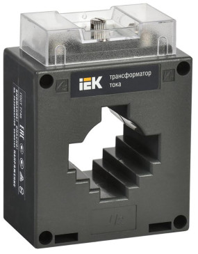 Трансформатор тока IEK ТТИ-40 S 400/5А 5ВА класс точности 0.5S, шинный