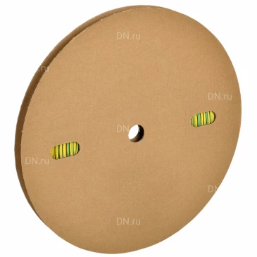 Трубка термоусадочная IEK ТТУ нг-LS Дн40/20 тонкостенная, диаметр до усадки - 40мм, диаметр после усадки - 20мм, коэффициент усадки - 2:1, материал - полиэтилен, цвет - желто-зеленый, 50м UDRS-D40-50-K52