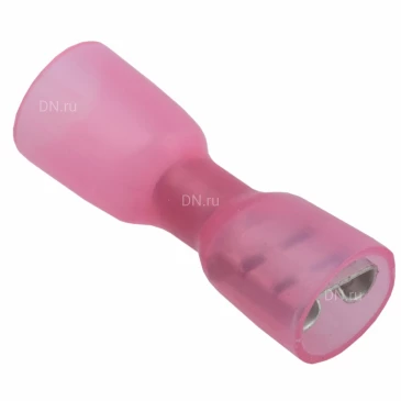 Разъем IEK РпИм-т 1.25-7-0.8 плоский луженый, сечение - 0.5-1.5мм2, толщина контактной части - 0.4мм, материал изоляции - полиэтилен, цвет - красный, упаковка - 100шт, URM22-D15-D17-4