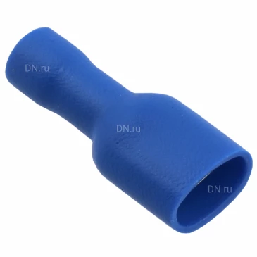 Разъем IEK РпИмп 2-5-0.8 плоский луженый, сечение - 1.5-2.5мм2, толщина контактной части - 0.8мм, материал изоляции - ПВХ, цвет - синий, упаковка - 100шт, URM20-D25-D23-5