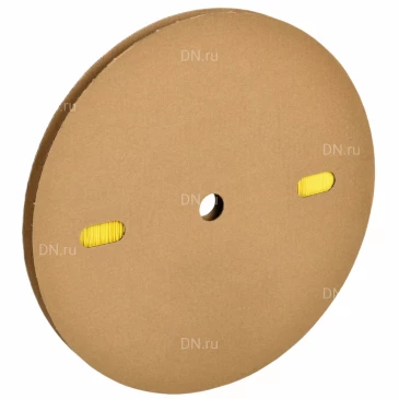 Трубка термоусадочная IEK ТТУ нг-LS Дн28/14 тонкостенная, диаметр до усадки - 28мм, диаметр после усадки - 14мм, коэффициент усадки - 2:1, материал - полиэтилен, цвет - желтый, 50м UDRS-D28-50-K05