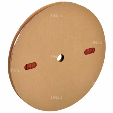 Трубка термоусадочная IEK ТТУ нг-LS Дн35/17.5 тонкостенная, диаметр до усадки - 35мм, диаметр после усадки - 17.5мм, коэффициент усадки - 2:1, материал - полиэтилен, цвет - красный, 50м UDRS-D35-50-K04