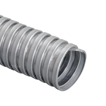Металлорукав IEK Elasta РЗ-Ц 8мм без протяжки, без изоляции, количество в упаковке - 50м, материал - оцинкованная сталь, цвет - серый CM10-08-050