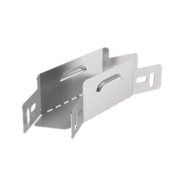 Поворот горизонтальный IEK ESCA 3 PG-45 50х50 45гр для кабельного лотка, корпус - сталь, цвет - светло-серый ES3-PG-45-050-050-06