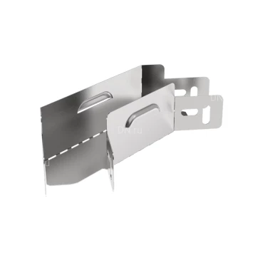 Поворот горизонтальный IEK ESCA 3 PG-90 50х50 90гр для кабельного лотка, корпус - сталь, цвет - светло-серый ES3-PG-90-050-050-06