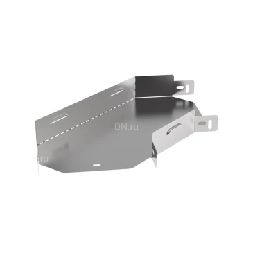 Поворот горизонтальный IEK ESCA 3 PG-90 50х200 90гр для кабельного лотка, корпус - сталь, цвет - светло-серый ES3-PG-90-050-200-06