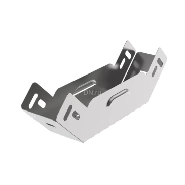 Поворот вертикальный внутренний IEK ESCA 3 PN-90 50х50 90гр для кабельного лотка, корпус - сталь, цвет - светло-серый ES3-PN-90-050-050-06