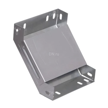 Поворот вертикальный внутренний IEK ESCA CLP1V HDZ 50х50 90гр для кабельного лотка, корпус - сталь, цвет - светло-серый CLP1V-050-050-M-HDZ