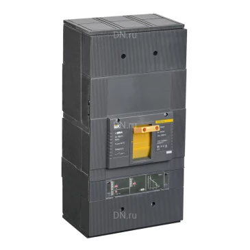 Автоматический выключатель в литом корпусе трехполюсный IEK ARMAT BA 88-43 1250А 50кА сила тока 1250А, отключающая способность 50кА, c электронным расцепителем SVA61-3-1250