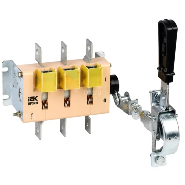 Выключатель-разъединитель GENERICA ВР32И-35A31240 трехполюсный, рабочий ток 250А, передняя смещенная рукоятка, на одно направление SRK01-121-250