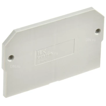 Заглушка IEK ARMAFIX CTS-DT 10мм² для колодки клеммной, материал - пластик, цвет - серый YCT15-04-K03-010-ZGL