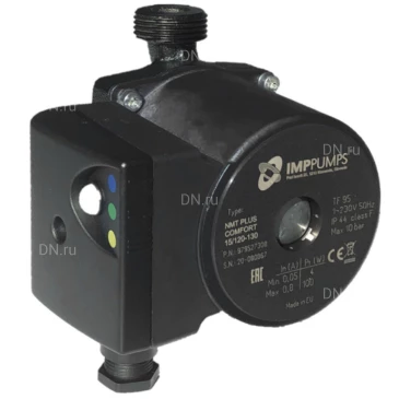 Насос циркуляционный IMP PUMPS NMT PLUS COMFORT 15/120-130 поверхностный, корпус - чугун, мощность - 0.1кВт, напор - 12м, производительность - 38л/мин, 230В Насос циркуляционный IMP PUMPS NMT PLUS COMFORT 15/120-130 поверхностный, корпус - чугун, мощность - 0.1кВт, напор - 12м, производительность - 38л/мин, 230В