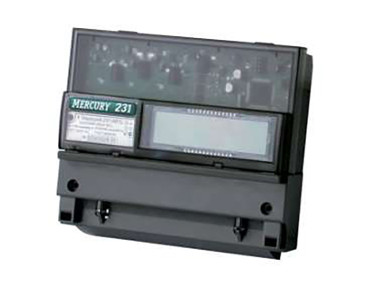 Счетчик электроэнергии трехфазный Инкотекс Меркурий 231 AT 01/60A-5A напряжение питания 380В, 50Гц, количество тарифов - 4, класс точности 1, на DIN-рейку