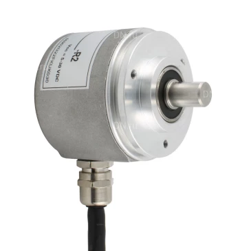 Энкодер инкрементальный INNOCONT EIP 50BO 6630V3000-R2 Ду50 выступающий вал - 6мм, материал корпуса - алюминий, разрешение - 3000имп/об, напряжение - 5-30В, выход - TTL/HTL с инверсией, IP65, радиальный кабель - 2м