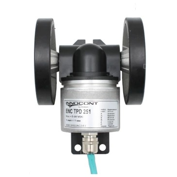 Энкодер инкрементальный INNOCONT ENC TPD 2510 с мерным колесом - 250мм, разрешение - 1имп/см, напряжение - 5-30В, IP65, кабель - 2м Энкодер инкрементальный INNOCONT ENC TPD 2510 с мерным колесом - 250мм, разрешение - 1имп/см, напряжение - 5-30В, IP65, кабель - 2м