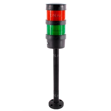 Колонна светосигнальная INNOCONT TL70-024-RG-155 диаметр - 70мм, постоянное свечение, без зуммера, цвет - красный/зеленый, 24В, IP65 Колонна светосигнальная INNOCONT TL70-024-RG-155 диаметр - 70мм, постоянное свечение, без зуммера, цвет - красный/зеленый, 24В, IP65