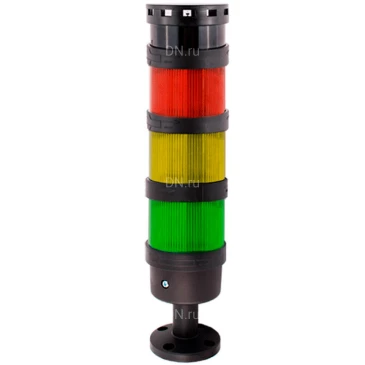 Колонна светосигнальная INNOCONT TL70B-220-RYG-455 диаметр - 70мм, постоянное свечение, с зуммером, цвет - красный/желтый/зеленый, 220В, IP65 Колонна светосигнальная INNOCONT TL70B-220-RYG-455 диаметр - 70мм, постоянное свечение, с зуммером, цвет - красный/желтый/зеленый, 220В, IP65
