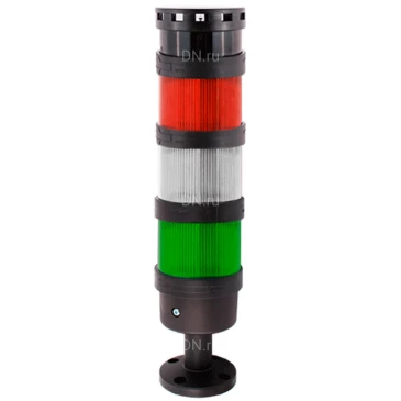 Колонна светосигнальная INNOCONT TL70B-024-RWG-55 диаметр - 70мм, постоянное свечение, с зуммером, цвет - красный/белый/зеленый, 24В, IP65 Колонна светосигнальная INNOCONT TL70B-024-RWG-55 диаметр - 70мм, постоянное свечение, с зуммером, цвет - красный/белый/зеленый, 24В, IP65