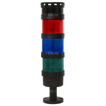 Колонна светосигнальная INNOCONT TL70B-024-RGB-55 диаметр - 70мм, постоянное свечение, с зуммером, цвет - красный/зеленый/синий, 24В, IP65 Колонна светосигнальная INNOCONT TL70B-024-RGB-55 диаметр - 70мм, постоянное свечение, с зуммером, цвет - красный/зеленый/синий, 24В, IP65