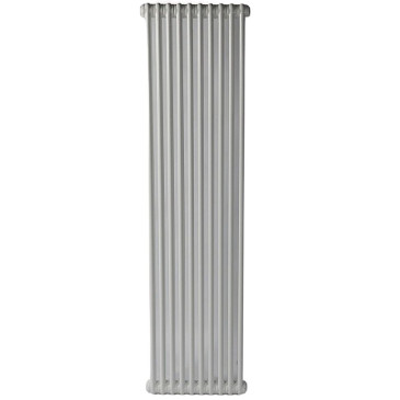 Радиатор стальной трубчатый IRSAP Tesi 2 высота 1800 мм, 10 секций, теплоотдача 1584 Вт, присоединение G1/2″, нижнее подключение - термостат снизу T26, цвет - пепельный серый
