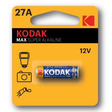 Батарейка KODAK MAX SUPER Alkaline количество - 1, размер - A27