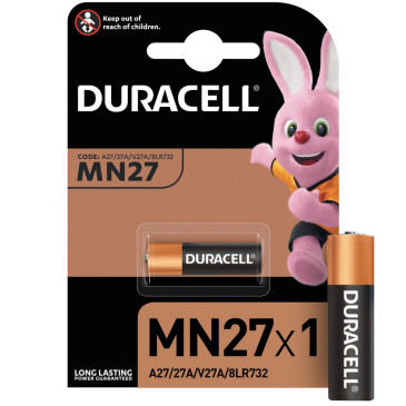 Элемент питания Duracell MN27 количество - 1, размер - MN27, тип элемента питания - Alkaline