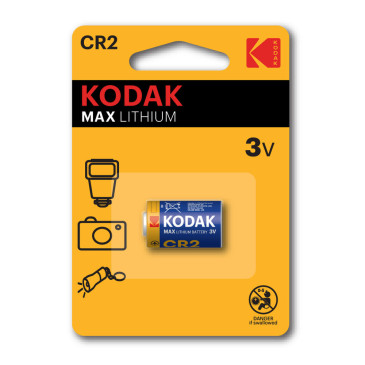 Батарейка KODAK MAX Lithium количество - 1, размер - CR2 (15270)