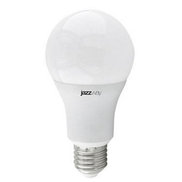 Лампа светодиодная JazzWay PLED-SP матовая, мощность - 20 Вт, цоколь - E27, световой поток - 1800 лм, цветовая температура - 4000 K, форма - грушевидная