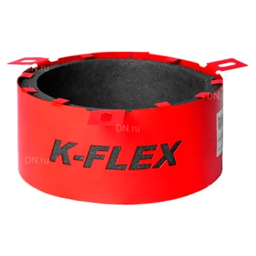 Муфта противопожарная K-flex K-Fire Collar для труб Дн75 разъемный металлический корпус, вкладыш - каучук, цвет - красный