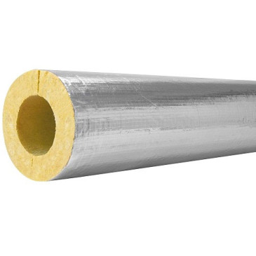 Цилиндр теплоизоляционный K-FLEX K-ROCK ALU 20x048-1 Ду48 материал —  минеральная вата, толщина — 20 мм, длина —1 метр