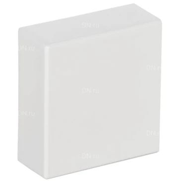 Заглушка для кабель-канала IEK METRA MINI 40х40мм, торцевая, цвет - белый, материал - пластик, упаковка - 1шт. 638185