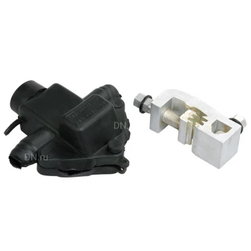 Зажим ответвительный IEK ЗОРЗБ-1 35-70/6-25 номинальное сечение переходной секции - 35-70мм2, упаковка - 8шт. UZA-10-3570-0625