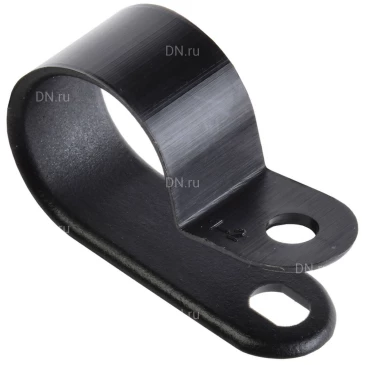 Скоба крепежная IEK диаметр - 15.8мм, цвет - черный, материал - нейлон, упаковка - 50шт. USK11-16-050-K02