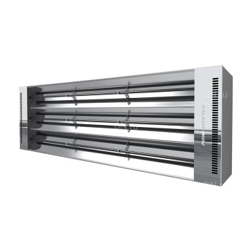 Обогреватель инфракрасный KALASHNIKOV KIRH-E45T-11 электрический, мощность - 4.5кВт, площадь обогрева - 45м2, IP20, 400В