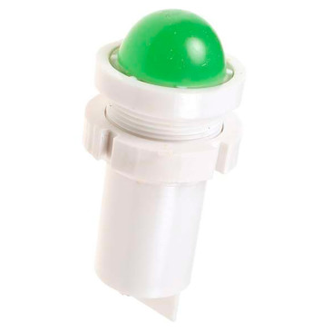 Лампа сигнальная Каскад-Электро СКЛ 14А-Л-2-220 диаметр отверстия – 22 мм, LED 220В, IP54, цвет – зеленый