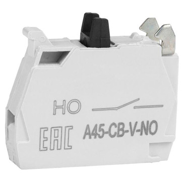 Блок контактный КЭАЗ OptiSignal A45-CB-V-NO контакт 1НО, 3.5А