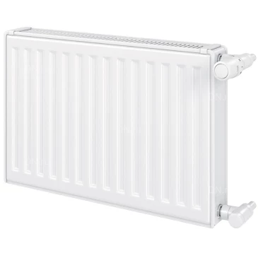 Радиатор панельный Kermi Therm-x2 Profil-K тип FK0 22 300x400x100мм, теплоотдача - 409Вт, подключение - боковое, правое, материал - сталь, цвет - белый RAL 9016