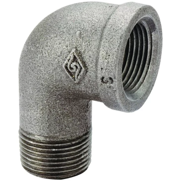 Угольник Китай 1 1/4″ Ду32 90° корпус - ковкий чугун, внутренняя/наружная резьба Угольник Китай 1 1/4″ Ду32 90° корпус - ковкий чугун, внутренняя/наружная резьба