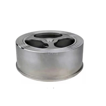 Клапан обратный DN.ru VCS3232-Fb Ду200 Ру25 межфланцевый, пружинный, корпус - нержавеющая сталь AISI 316, диск - нержавеющая сталь AISI 316, WDVF