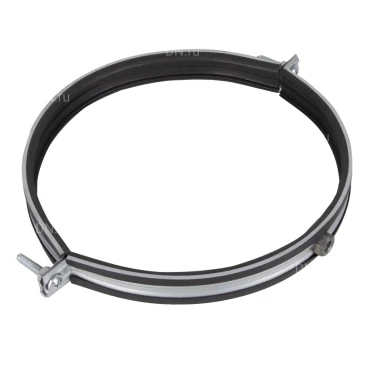 Хомут SHUFT NHV02001SH Ду200 для воздуховода, с резиновым профилем (гайка), материал корпуса - оцинкованная сталь, М8, упак. 50шт