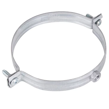 Хомут SHUFT РС1251SH Ду125 для воздуховода, без резинового профиля (гайка), материал корпуса - оцинкованная сталь, М8, упак. 120шт