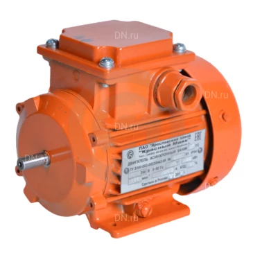 Электродвигатель общепромышленный Красный Маяк 5А50МА4, напряжение 220 - 380В, мощность 0.06 кВт, частота вращения ~ 1380 об/мин, исполнение IM1081