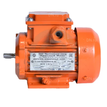 Электродвигатель общепромышленный Красный Маяк 5А50МB4, напряжение 220/380В, мощность 0.09 кВт, частота вращения ~ 1380 об/мин, исполнение IM1081