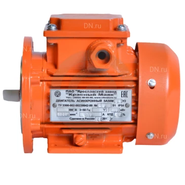 Электродвигатель общепромышленный Красный Маяк 5А50МА4, напряжение 220/380В, мощность 0.06 кВт, частота вращения ~ 1380 об/мин, исполнение — IM2081