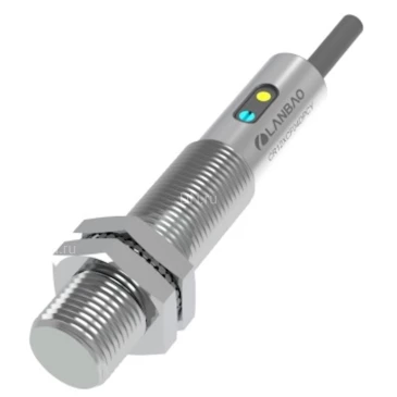 Датчик емкостный LANBAO CR12XCF04DPOY резьбовой, монтаж - заподлицо, расстояние срабатывания - 4мм, тип выходного сигнала - PNP NO, соединение - кабель 2м, материал корпуса - латунь никелированная, IP67